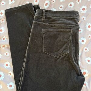 J. JILL BROWN VELOUR TAPER LEGGED PANTS SZ 14P